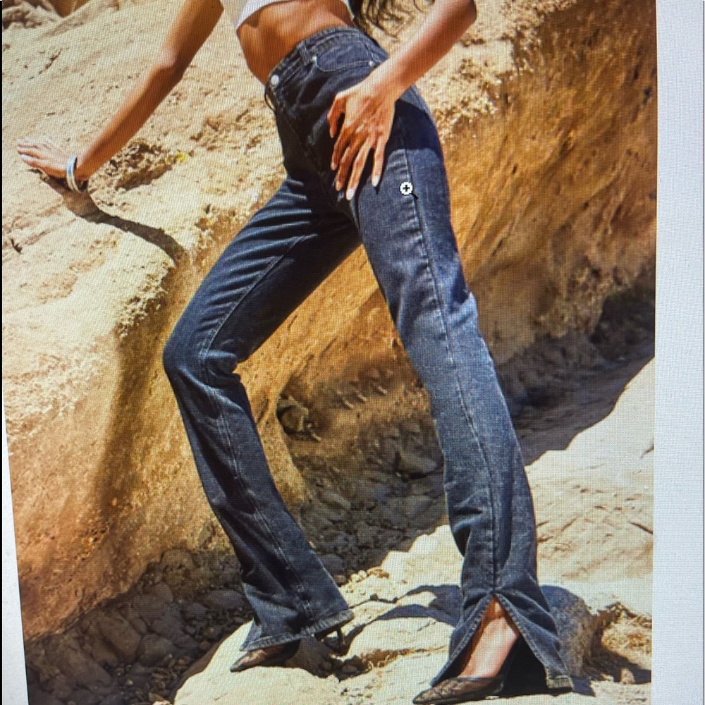 Side split jeans brand new - 37 inch inseam